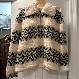 J.Crew Beige Fleece Outerwear